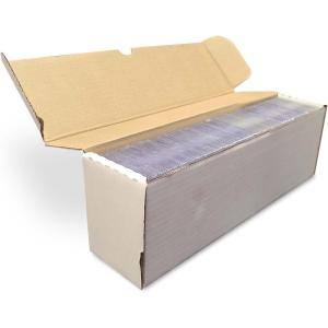 BCW 14-Inch Semi-Rigid #1 Storage Box – 3ct | Holds 350 Semi-Rigid Card Holders | Vertical Card Organizer | Ideal for Sports, Trading Cards Baseball, Magic, Pokemon(3 Pack)
