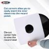 BCW 12 Inch Vinyl Record Paper Inner Sleeves – Angle Cut Corners – White | Pack of 50 | Protective LP Album Sleeves for Vinyl Storage and Preservation | Compatible with 33⅓ RPM Albums(White)