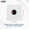 BCW 12 Inch Vinyl Record Paper Inner Sleeves – Angle Cut Corners – White | Pack of 50 | Protective LP Album Sleeves for Vinyl Storage and Preservation | Compatible with 33⅓ RPM Albums(White)