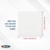 BCW 7 Inch Record Paper Jacket – No Hole – White (10 CT) | Heavy 20-Point Cardboard Jacket Covers | Perfect for 45 RPM Record Protection and Storage | Archival Quality Record Jackets(White)