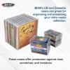 BCW Clear CD Jewel Cases – 10 Pack | Standard Single Disc Replacement Cases | Classic CD Storage Case | Durable Polystyrene Panels(20 Pack)