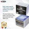 BCW Clear CD Jewel Cases – 10 Pack | Standard Single Disc Replacement Cases | Classic CD Storage Case | Durable Polystyrene Panels(20 Pack)