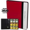 BCW Folio 9-Pocket LX Album – Red-White – Trading Card Binder – Protect, Display, and Organize Pokemon, Magic The Gathering, Baseball, Football, and Basketball Trading Cards