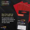 BCW Spectrum Green Chroma Inner Card Sleeves | 100 Pack | Acid-Free Archival Quality Protection | Perfect Fit Sleeves for MTG, Pokemon | Dual-Sided Glossy-Clear(Red)