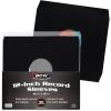 BCW 12 Inch Vinyl Record Paper Inner Sleeves – Angle Cut Corners – White | Pack of 50 | Protective LP Album Sleeves for Vinyl Storage and Preservation | Compatible with 33⅓ RPM Albums(Black)