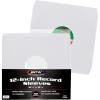 BCW 12 Inch Vinyl Record Paper Inner Sleeves – Angle Cut Corners – White | Pack of 50 | Protective LP Album Sleeves for Vinyl Storage and Preservation | Compatible with 33⅓ RPM Albums(White)