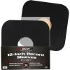 BCW 12 Inch Vinyl Record Paper Inner Sleeves – Round Corners – White | Pack of 50 | Protective LP Album Sleeves for Vinyl Storage and Preservation | Compatible with 33⅓ RPM Albums(Black)