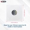 BCW 12-Inch Vinyl LP Record Sleeves – 50 Pack | White Polylined Inner Protective Sleeves with Center Hole for Vinyl Records | Acid-Free, Scratch Resistant | Ideal for DJs and Collectors(White)
