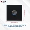 BCW 12-Inch Vinyl LP Record Sleeves – 50 Pack | White Polylined Inner Protective Sleeves with Center Hole for Vinyl Records | Acid-Free, Scratch Resistant | Ideal for DJs and Collectors(Black)