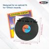 BCW 12-Inch Vinyl Record Sleeves – 50ct | Audiophile Inner Sleeves for LPs | Archival-Quality Anti-Static Protection | Precise Fit for 33 RPM Albums | HDPE Material