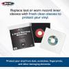 BCW 7-Inch Vinyl Record Sleeves – 50 Pack | Black Polylined Inner Sleeves with Center Hole | Acid-Free, Scratch-Resistant Protection for DJs & Vinyl Collectors(Black)