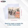 BCW Vinyl Record Sleeves | 200-Pack for 12″” LPs | Archival-Quality Vinyl Protective Sleeves for Single & Double Albums(200 Pack)