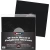 BCW 12-Inch Vinyl LP Record Sleeves – 50 Pack | White Polylined Inner Protective Sleeves with Center Hole for Vinyl Records | Acid-Free, Scratch Resistant | Ideal for DJs and Collectors(Black)