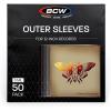 BCW 12-Inch Vinyl Record Sleeves Outer – 50 Pack | Vinyl Record Sleeves | 3-Mil Polyethylene Protection(50)