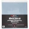 BCW 33 RPM Record Sleeves – 100 ct | Polypropylene Vinyl Record Outer Sleeves | 2 mil Thickness | Vinyl Record Album Protectors(500 Pack)