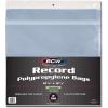 BCW Resealable 33 RPM Record Bags – Snug Fit, Crystal Clear | Archival Safe Vinyl LP Sleeves with Resealable Adhesive Flap | Holds Single & Double LPs | Polypropylene(Classic Fit)