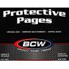 100 BCW Polypropylene 4 Pocket Coin Pages For Currency