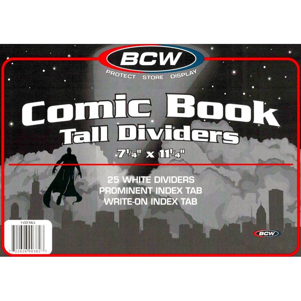 image:image200 Tall Comic Book Dividers for Comic Book Storage Boxes