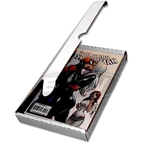image:imageBCW Comic Book Mailers 25 Pack Holds 10 Bagged amp Boarded or 15 Loose Comics Shipping Boxes for Comics Secure Packaging for Collectors amp Small Businesses