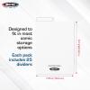 BCW Comic Dividers – 25 White + 1 Printed Index Divider | Archival Polyethylene Plastic | Organize Comics in Storage Boxes | Write-On Index Tab