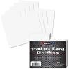 BCW Horizontal Trading Card Dividers – 10 ct | Archival Quality, Write-On Index Tab, 3 11/16 X 2 11/16 Inches | Fits Single Row Card Boxes| Card Collection Organizer Dividers(30)