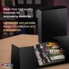 BCW Magazine File Holder – Black | Holds 20 Magazines | Magnetic Closure | Magazine Storage Box Holder | Magazine Box Ideal Organizer for Collectors and Storage Solution for Loose Magazines
