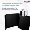 BCW Magazine File Holder – Black | Holds 20 Magazines | Magnetic Closure | Magazine Storage Box Holder | Magazine Box Ideal Organizer for Collectors and Storage Solution for Loose Magazines
