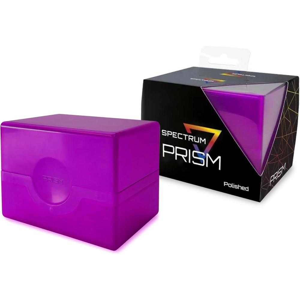 image:imageBCW Spectrum Prism Deck Case  Viridian Green  1 ct  Secure Snap Closure Card Deck Case  Fits 100 DoubleSleeved Cards  Trading Card Deck Storage Ideal for Magic the Gathering Pokemon and MoreUltra Violet