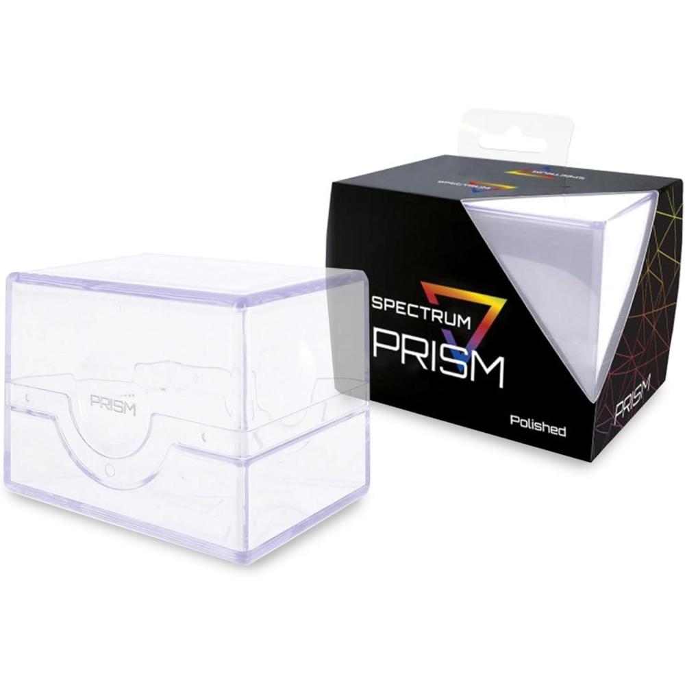 image:imageBCW Spectrum Prism Deck Case  Viridian Green  1 ct  Secure Snap Closure Card Deck Case  Fits 100 DoubleSleeved Cards  Trading Card Deck Storage Ideal for Magic the Gathering Pokemon and MoreCrystal Clear