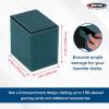 BCW Deck Case LX 100 – Teal | Card Deck Case with 100 Sleeved Gaming Cards Capacity | For Magic: The Gathering, Pokemon, Commander Decks(Teal)