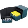 BCW Deck Case LX 100 – Teal | Card Deck Case with 100 Sleeved Gaming Cards Capacity | For Magic: The Gathering, Pokemon, Commander Decks(Teal)