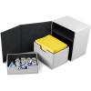 BCW Deck Case LX 100 – Teal | Card Deck Case with 100 Sleeved Gaming Cards Capacity | For Magic: The Gathering, Pokemon, Commander Decks(White)