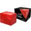 BCW Spectrum Prism Deck Case – Viridian Green – 1 ct | Secure Snap Closure Card Deck Case | Fits 100 Double-Sleeved Cards | Trading Card Deck Storage Ideal for Magic the Gathering, Pokemon, and More(Carnelian Red)