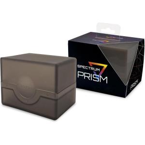 BCW Spectrum Prism Deck Case – Viridian Green – 1 ct | Secure Snap Closure Card Deck Case | Fits 100 Double-Sleeved Cards | Trading Card Deck Storage Ideal for Magic the Gathering, Pokemon, and More(Umbrella Black)