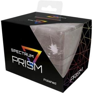 BCW Spectrum Prism Deck Case – Viridian Green – 1 ct | Secure Snap Closure Card Deck Case | Fits 100 Double-Sleeved Cards | Trading Card Deck Storage Ideal for Magic the Gathering, Pokemon, and More(Marble Black)