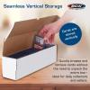 BCW 14-Inch Toploader Storage Box – 1 Pack | Holds 210 Toploaders | Durable Cardboard Organizer for Sports & Trading Cards(10 Pack)