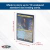 BCW Card Slider Box – 12 Pack | Holds 50 Cards Each | Clear, Stackable Trading Card Storage for Sports & Gaming Cards(10 Card)