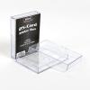 BCW Card Slider Box – 12 Pack | Holds 50 Cards Each | Clear, Stackable Trading Card Storage for Sports & Gaming Cards(25 Card)