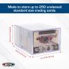 BCW Card Slider Box – 2 Pack | Premium Trading Card Storage | Sturdy, Stackable, Crystal-Clear Design for Standard Sports & Trading Cards (200 Capacity)(250 Card)