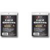 BCW Thick Card Sleeves – 200 ct | Crystal Clear Polypropylene Protective Sleeves for Collectible Cards | Card Protector Sleeves Holds Trading Cards Up to 240pt | Fits Thick-Card Topload Holders