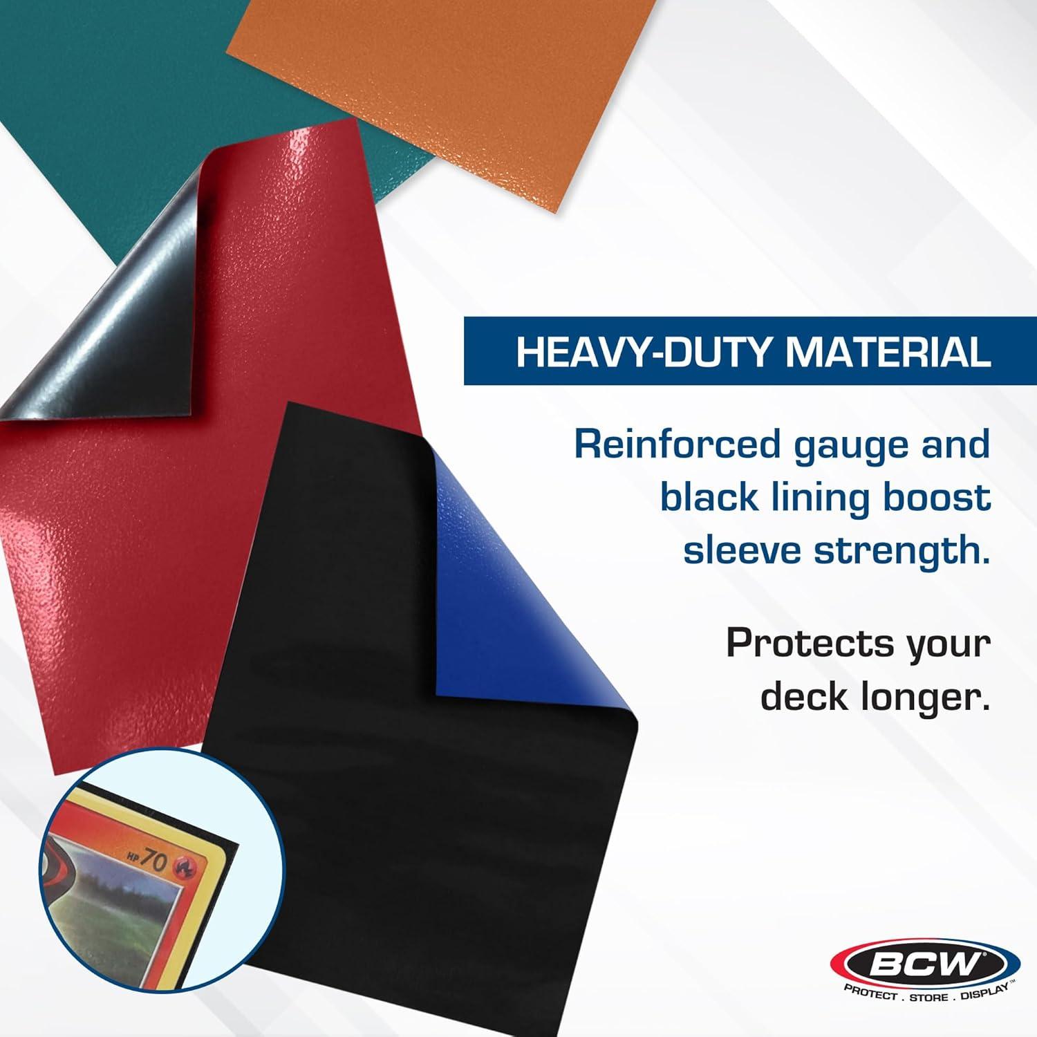 image:imageBCW Elite2 Glossy Card Sleeves Gray 100ct CrystalClear Front Textured Back Fits 25 x 35 CardsWhite