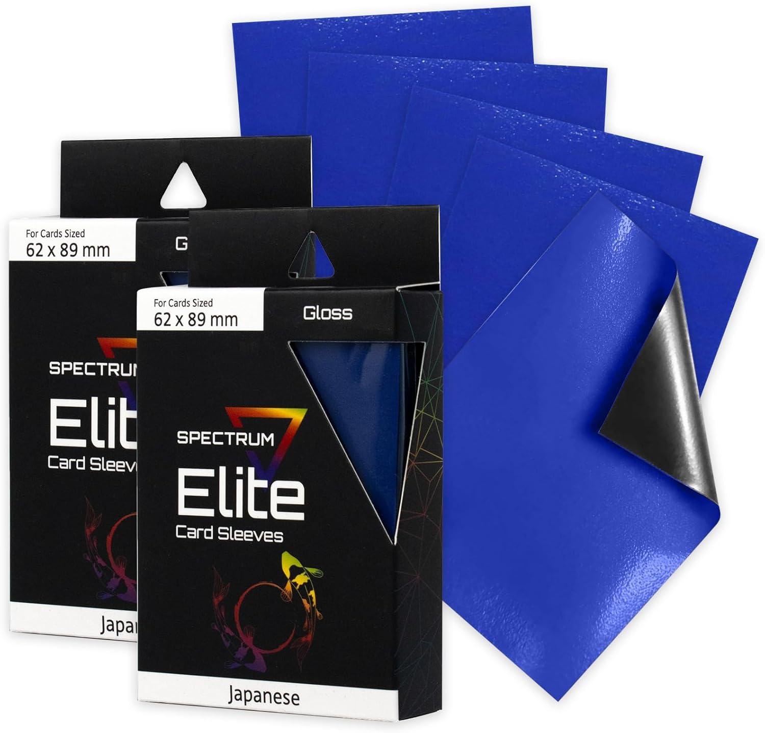 image:imageBCW Spectrum Elite Yugioh Sleeves 60 Pack Red Yugioh Card Sleeve Not for MTG or Pokemon Small Trading Card Sleeves Card Protector SleevesBlue