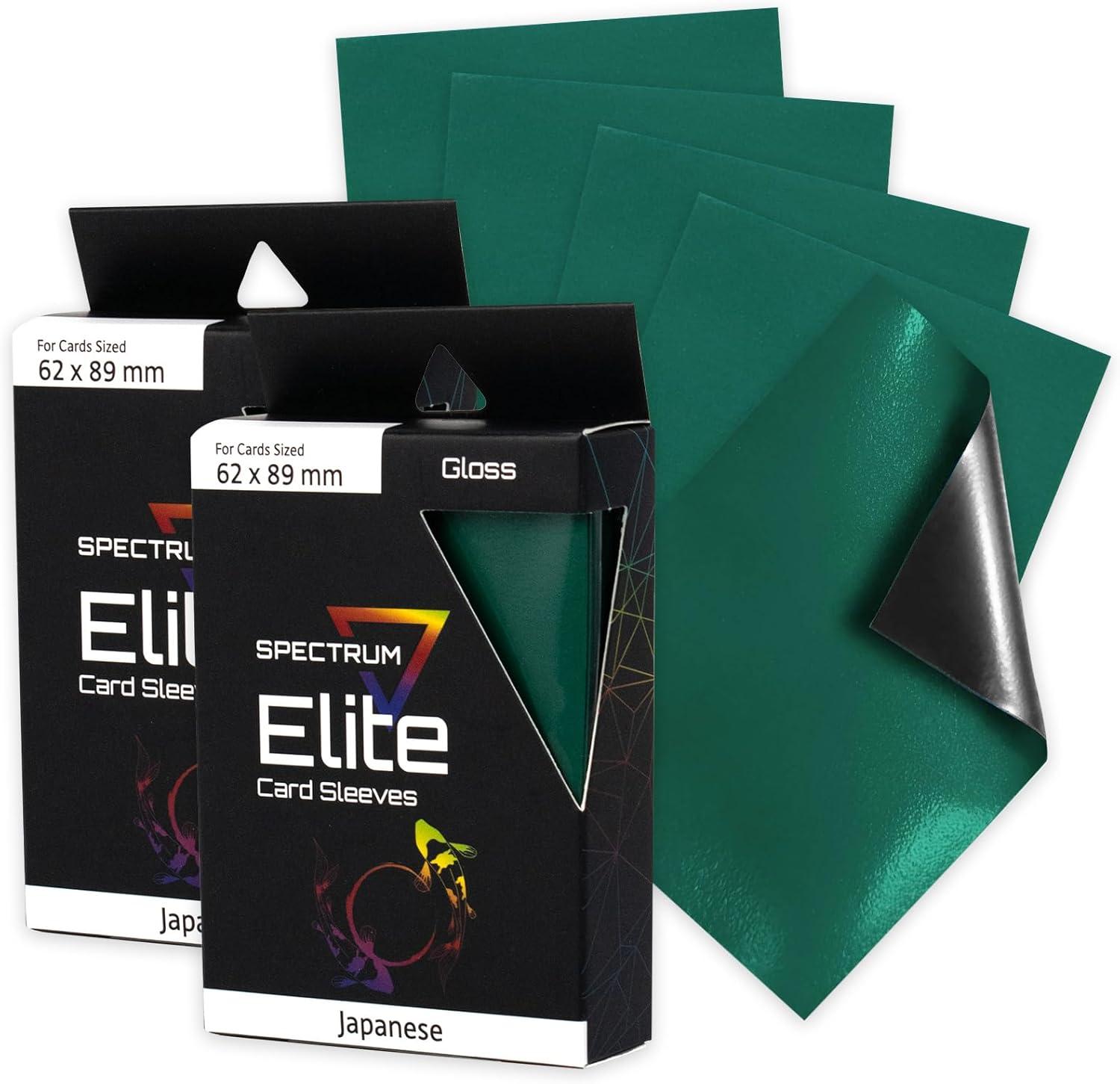 image:imageBCW Spectrum Elite Yugioh Sleeves 60 Pack Red Yugioh Card Sleeve Not for MTG or Pokemon Small Trading Card Sleeves Card Protector SleevesGreen