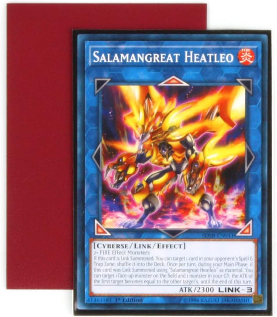 image:imageBCW Spectrum Elite Yugioh Sleeves 60 Pack Red Yugioh Card Sleeve Not for MTG or Pokemon Small Trading Card Sleeves Card Protector SleevesRed