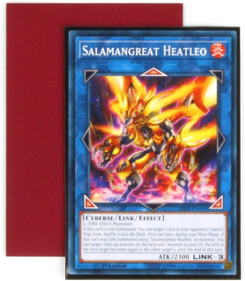 image:imageBCW Spectrum Elite Yugioh Sleeves 60 Pack Red Yugioh Card Sleeve Not for MTG or Pokemon Small Trading Card Sleeves Card Protector SleevesRed