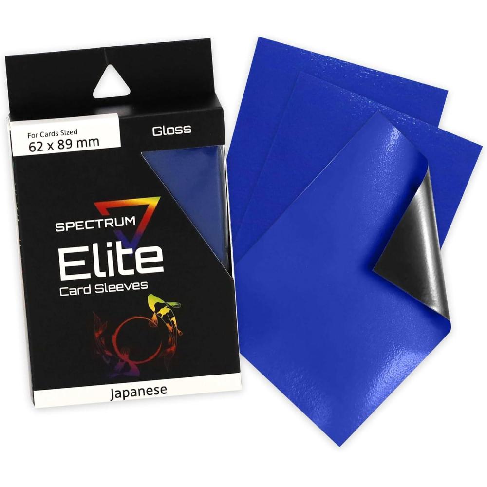 image:imageBCW Spectrum Elite Yugioh Sleeves 60 Pack Red Yugioh Card Sleeve Not for MTG or Pokemon Small Trading Card Sleeves Card Protector SleevesBlue