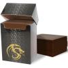 BCW 80 Deck Guard Double Matte Sleeves – Brown