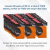 BCW Deck Guard – Double Matte Orange Card Sleeves | Acid-Free, Archival-Safe, No PVC | Anti-Glare Matte Finish | Fits Standard 2½” x 3½” Game Cards | Durable Deck Protector Sleeves | 1500 Ct