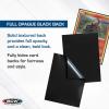BCW Elite2 Glossy Card Sleeves – Black | Crystal-Clear Front | Textured Back | Fits 2.5″ x 3.5″ Cards – 100 Ct