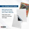BCW Elite2 Glossy Card Sleeves – Gray |100ct | Crystal-Clear Front | Textured Back | Fits 2.5″ x 3.5″ Cards(White)